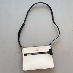 Tri-Color Coach Crossbody